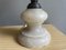 Lámpara de mesa portuguesa estilo Art Déco de mármol, años 60, Imagen 9