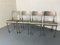Modernist Architectural Stainless Steel Dining Chairs, 1980s, Set of 4, Image 13