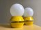 Mid-Century Modern Yellow Wooden Table Lamps from Jomar, 1960s, Set of 2, Image 2