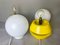 Mid-Century Modern Yellow Wooden Table Lamps from Jomar, 1960s, Set of 2 5