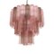 Lámpara de araña Tronchi ahumada y de cristal de Murano en rosa de Simoeng, Imagen 6