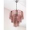 Fume and Pink Tronchi Murano Glass Chandelier by Simoeng 7