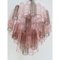 Fume and Pink Tronchi Murano Glass Chandelier by Simoeng, Image 4