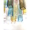 Mehrfarbiger quadratischer Kronleuchter aus Muranoglas von Simoeng 3