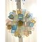 Multicolored Squared Murano Glass Chandelier by Simoeng 6