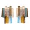 Multicolored Squared Murano Glass Wall Sconces, Set of 2, Set of 2, Image 1