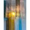 Multicolored Squared Murano Glass Wall Sconces, Set of 2, Set of 2 3