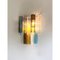 Multicolored Squared Murano Glass Wall Sconces, Set of 2, Set of 2 7