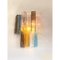 Multicolored Squared Murano Glass Wall Sconces, Set of 2, Set of 2 10