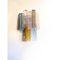 Multicolored Squared Murano Glass Wall Sconces, Set of 2, Set of 2 12