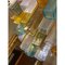Lámpara de araña cuadrada de cristal de Murano multicolor de Simoeng, Imagen 5