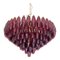 Violet Poliedri Murano Glass Chandelier by Simoeng, Image 1