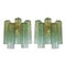 Green Tronchi Murano Glass Wall Sconces by Simoeng, Set of 2 1