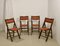 Art Deco Folding Chairs, 1950s, Set of 4, Image 8