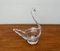 Jarrón vintage de vidrio con forma de cisne, Imagen 7