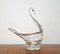 Vintage Art Glass Swan-Shaped Bowl Vase 1