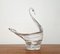 Vintage Art Glass Swan-Shaped Bowl Vase, Image 1