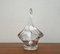 Jarrón vintage de vidrio con forma de cisne, Imagen 4