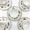 Italian Hand Painted Porcelain Coffee Cups and Saucers by Richard Ginori, Set of 10 5