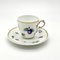 Tazas de café y platillos italianos de porcelana pintados a mano de Richard Ginori. Juego de 10, Imagen 2
