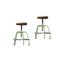 Vintage Spanish Industrial Stools, Set of 2 2