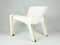White Plastic Vicar Armchairs by Vico Magistretti for Artemide, 1971, Set of 2 17