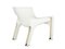 White Plastic Vicar Armchairs by Vico Magistretti for Artemide, 1971, Set of 2 4
