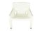 White Plastic Vicar Armchairs by Vico Magistretti for Artemide, 1971, Set of 2 2