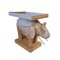 Mesa española vintage de mimbre con forma de elefante, Imagen 2