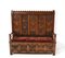 Gothic Revival Oak High Back Hall Bench, 1900s 2