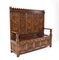 Gothic Revival Oak High Back Hall Bench, 1900s 6