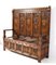 Gothic Revival Oak High Back Hall Bench, 1900s 4