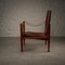 Roter Safari Stuhl aus Leder von Kaare Klint für Rud. Rasmussen, Dänemark, 1950er 5