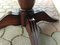 Large English Style Round Mahogany Coffee Table on One Leg with Brass Leg Ends, 1950s, Image 18