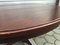 Large English Style Round Mahogany Coffee Table on One Leg with Brass Leg Ends, 1950s, Image 21