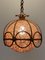 Bamboo and Rope Ceiling Light, 1970s 9