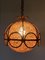 Bamboo and Rope Ceiling Light, 1970s 4