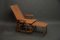 Silla plegable o sillón plegable de ratán, Francia, años 30, Imagen 2