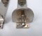 Art Deco Wall Lights in Nickel-Plating, 1930s, Set of 2 20