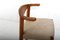 Teak Cow Horn Chairs from Dyrlund, 1970s, Set of 5, Image 6
