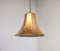 Ceramic and Gold-Colored Brass Ceiling Lamp, 1960s, Image 1