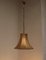 Deckenlampe aus Keramik & Goldfarbenem Messing, 1960er 6