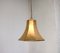 Ceramic and Gold-Colored Brass Ceiling Lamp, 1960s 2