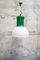 Industrial Metal and Acrylic Glass Pendant Light, 1970s, Image 1