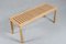 Vintage Birch Bench Model 153a by Alvar Alto for Artek, Finland, 1980s, Image 3