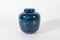 Blaue Jar Vase mit Fischmotiv von Nils Thorsson für Royal Copenhagen, Denmark, 1961 2