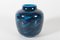 Blue Jar Vase with Fish Motif by Nils Thorsson for Royal Copenhagen, Denmark, 1961 1