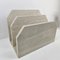 Italian Travertine Magazine Rack, 1990s 3