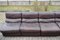 Brown Leather Living Room Set from Rolf Benz, 1977, Set of 9, Image 4