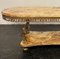 Vintage Hollywood Regency Marble and Decorative Brass Two-Tier Coffee Table, 1970s, Image 4